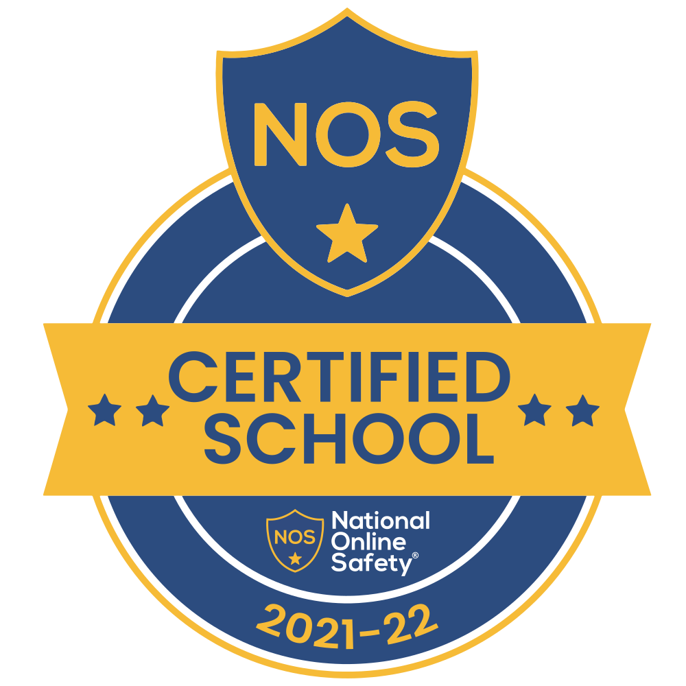 National Onlne Safety Certified School 2021-2022